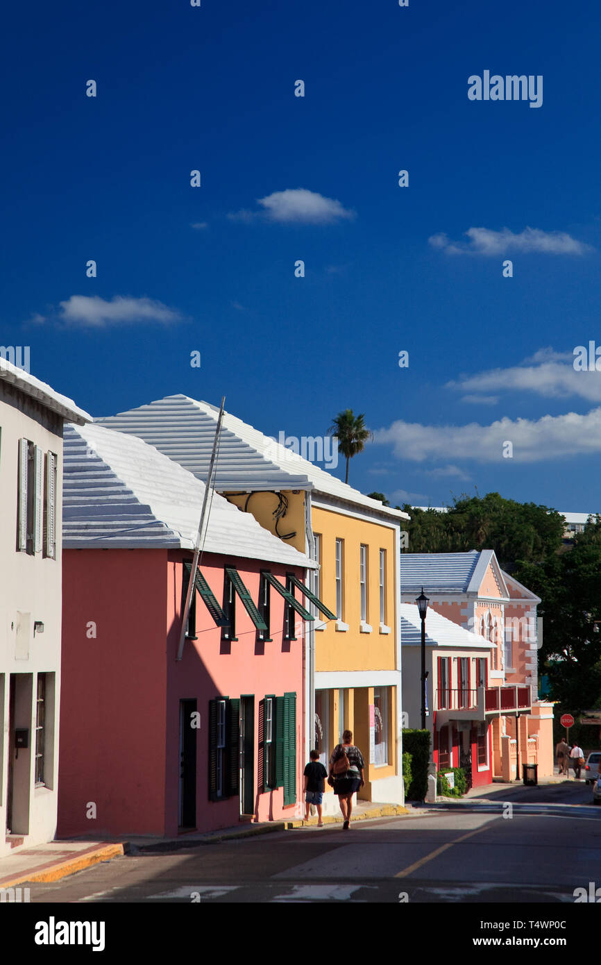 Bermuda, St George's Parish, St. George's (UNESCO WORLD HERITAGE SITE) Stock Photo