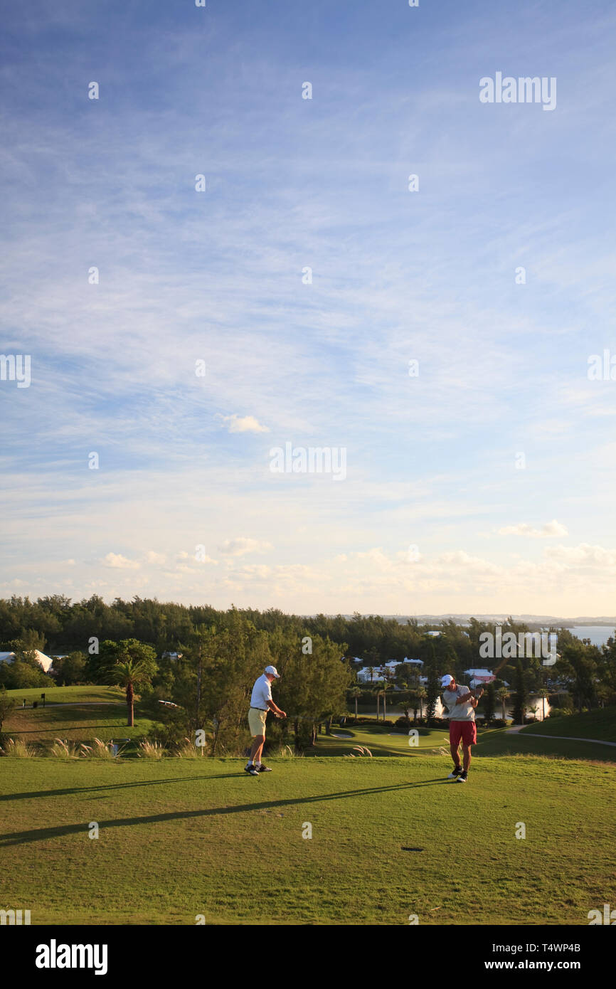 Bermuda, South Coast, Port Royale Golf Course (PGA Grand Slam Tour) Stock Photo