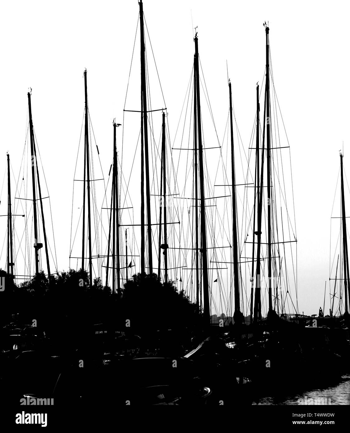 Luxurious boats Black and White Stock Photos & Images - Alamy