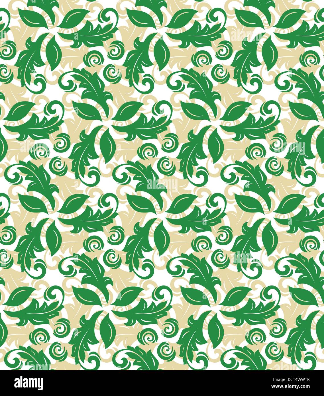Floral Fine Seamless Vector Pattern Stock Vector
