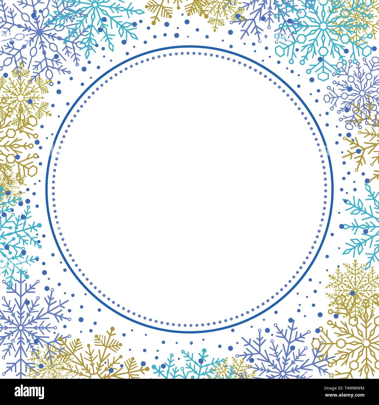 Winter Vector Greeting Card Stock Vector