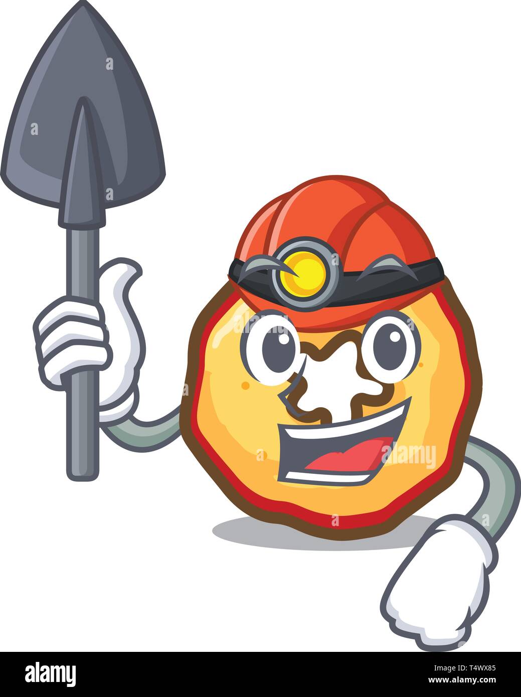Miner apple chips presented on character boards Stock Vector Image ...