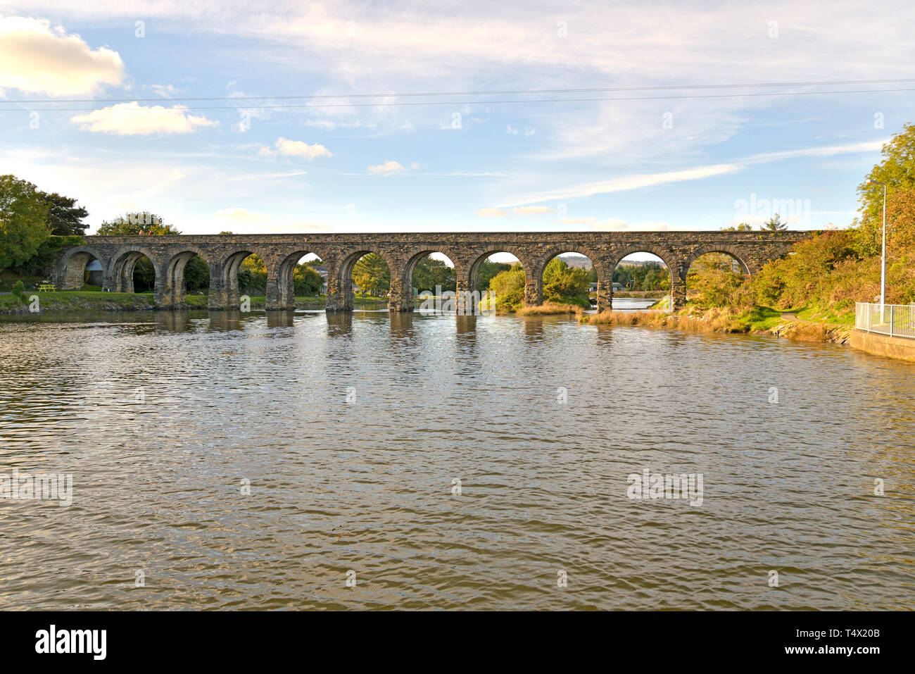 Ballydehob Twelve Arch Viaduct Stock Photo