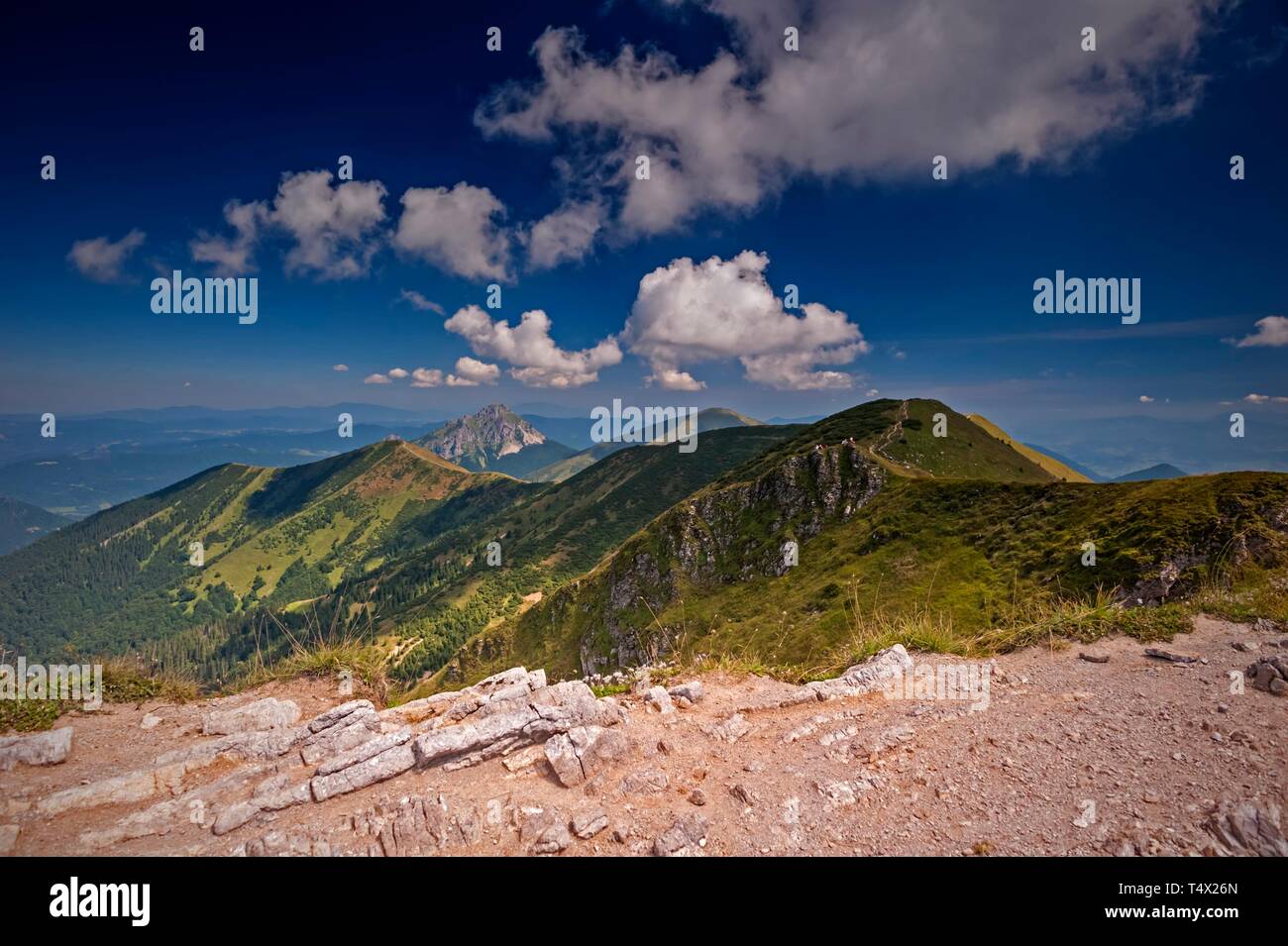 Lesser Fatra (Slovakian: Malá Fatra), Slovakia Stock Photo