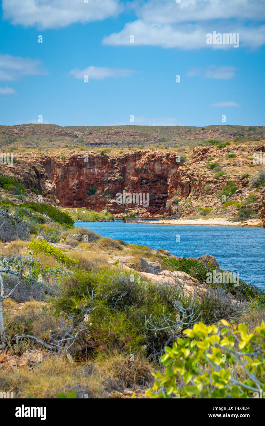 Yardie Creek at the Cape Range National Park close to Exmouth Australia Stock Photo