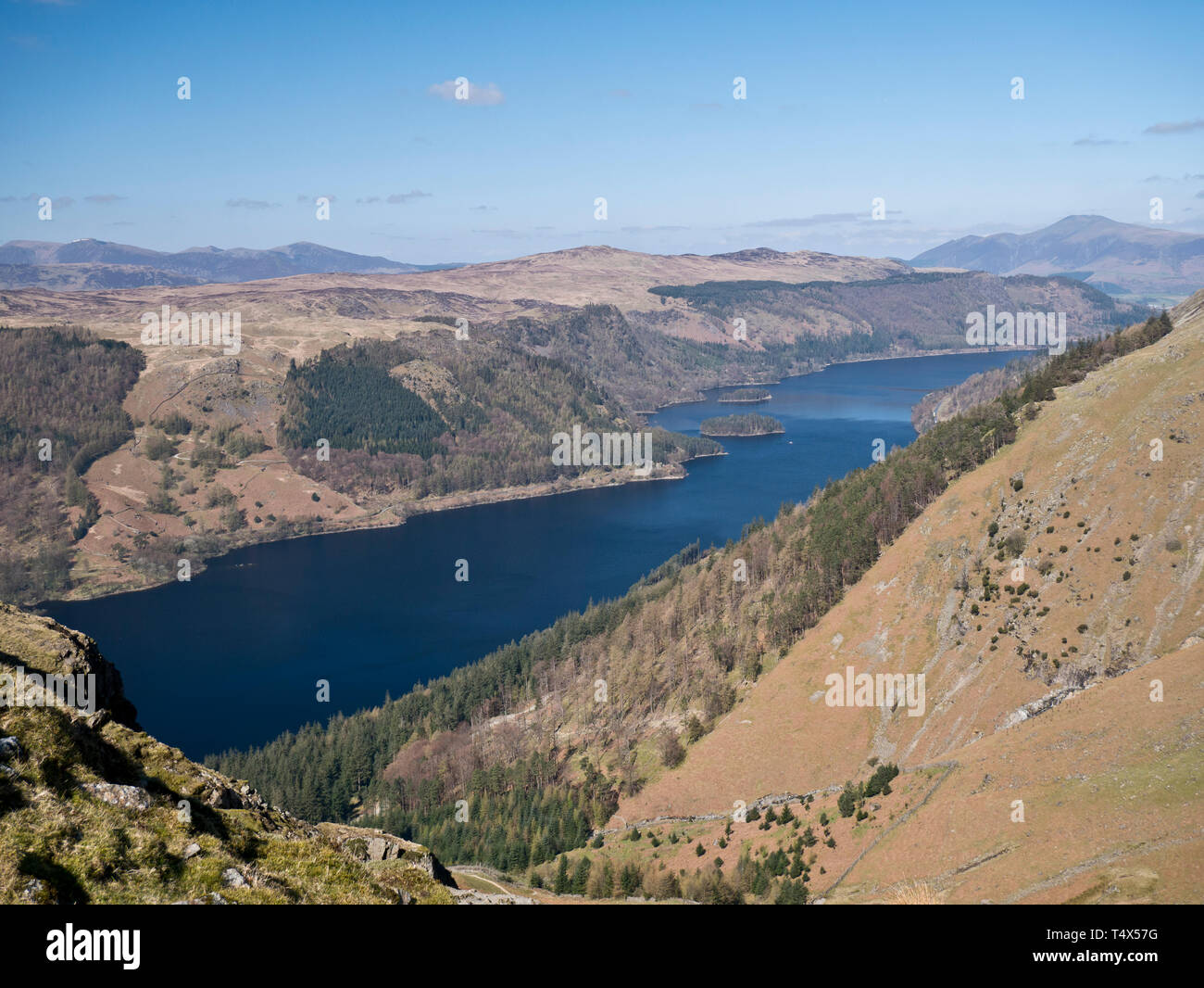 Thirlmere reservoir in the Borough of Allerdale in Cumbria and the