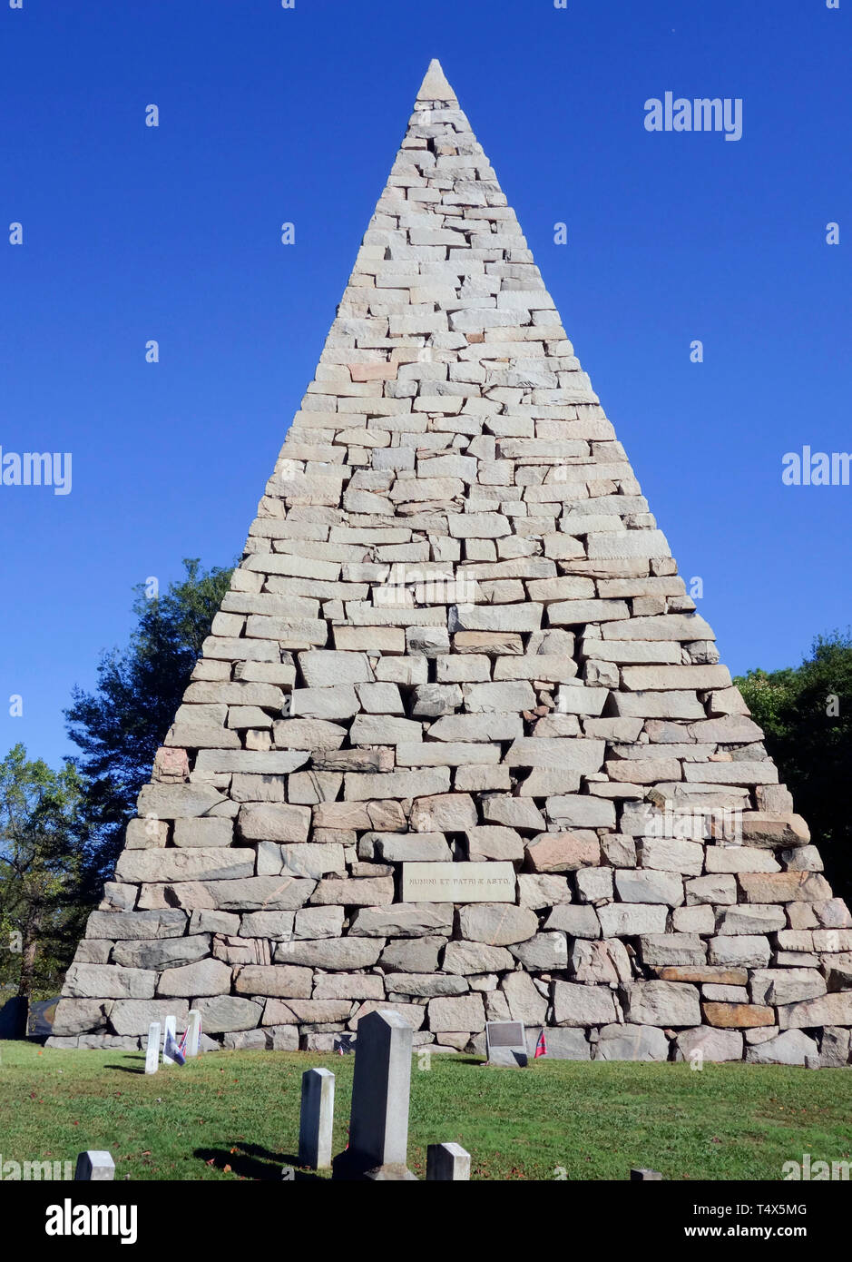 Pyramid memorial to Confederate Soldiers in Hollywood cemetery, Richmond, Virginia, US, 2017. Stock Photo