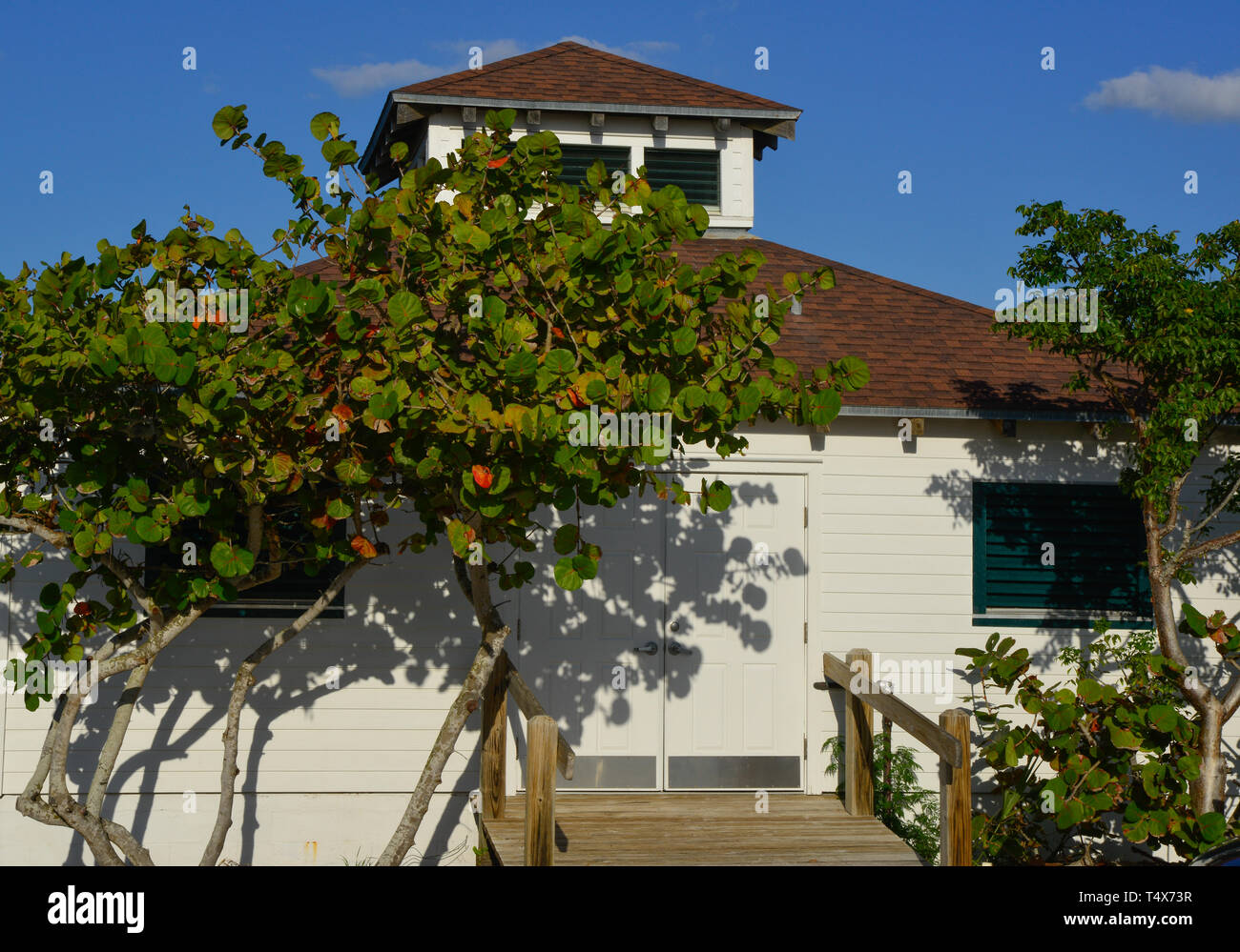 A secondary building to the historical Port Boca Grande Lighthouse