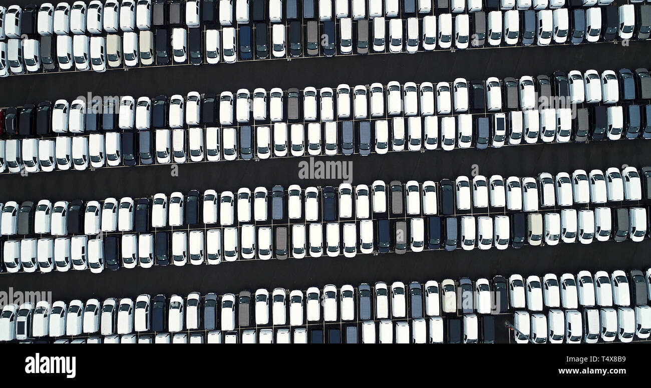 Empty car park aerial hi-res stock photography and images - Alamy