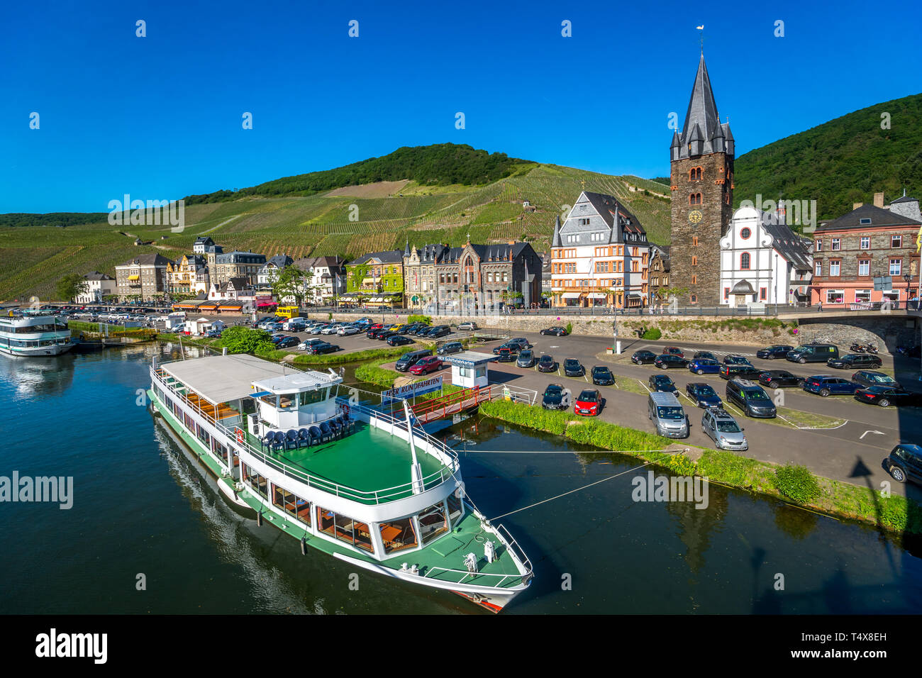 Bernkastel Kues in Moselle Valley, Germany Stock Photo