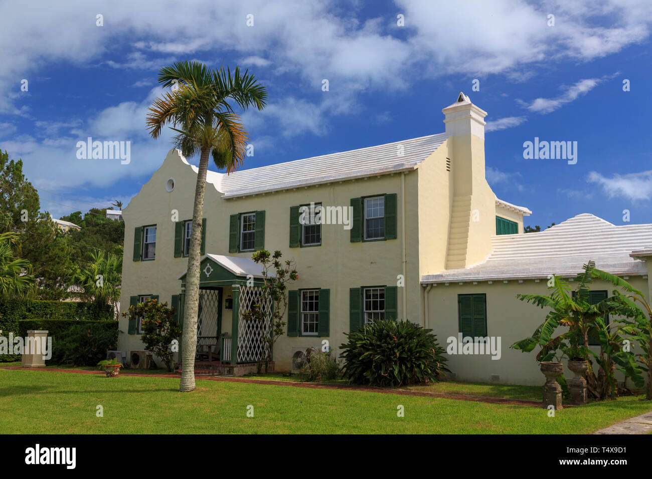 Bermuda, Hamilton, British Colonial Architecture Stock Photo