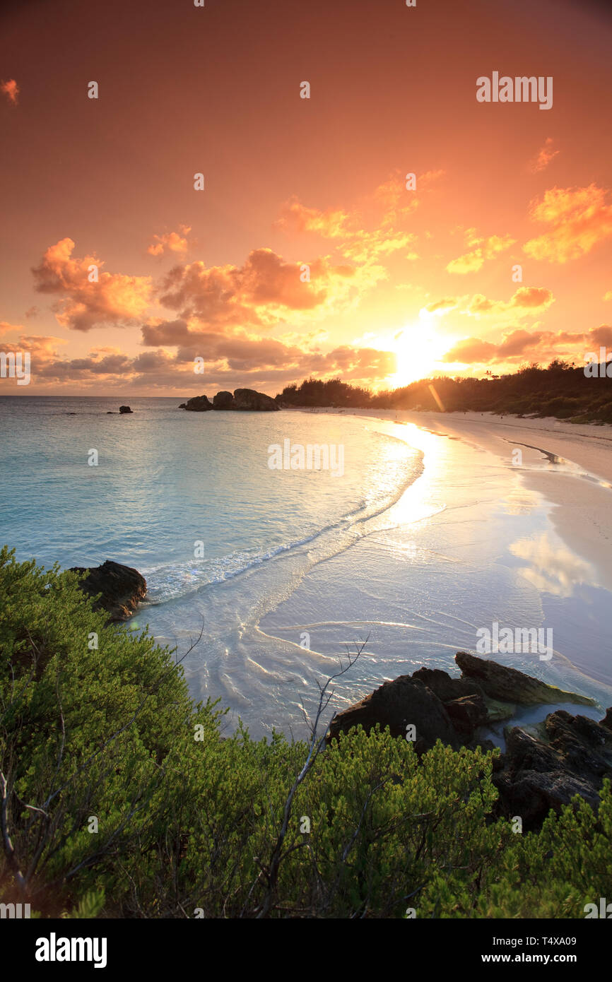 Bermuda, Southampton Parish, Horseshoe Bay Stock Photo - Alamy