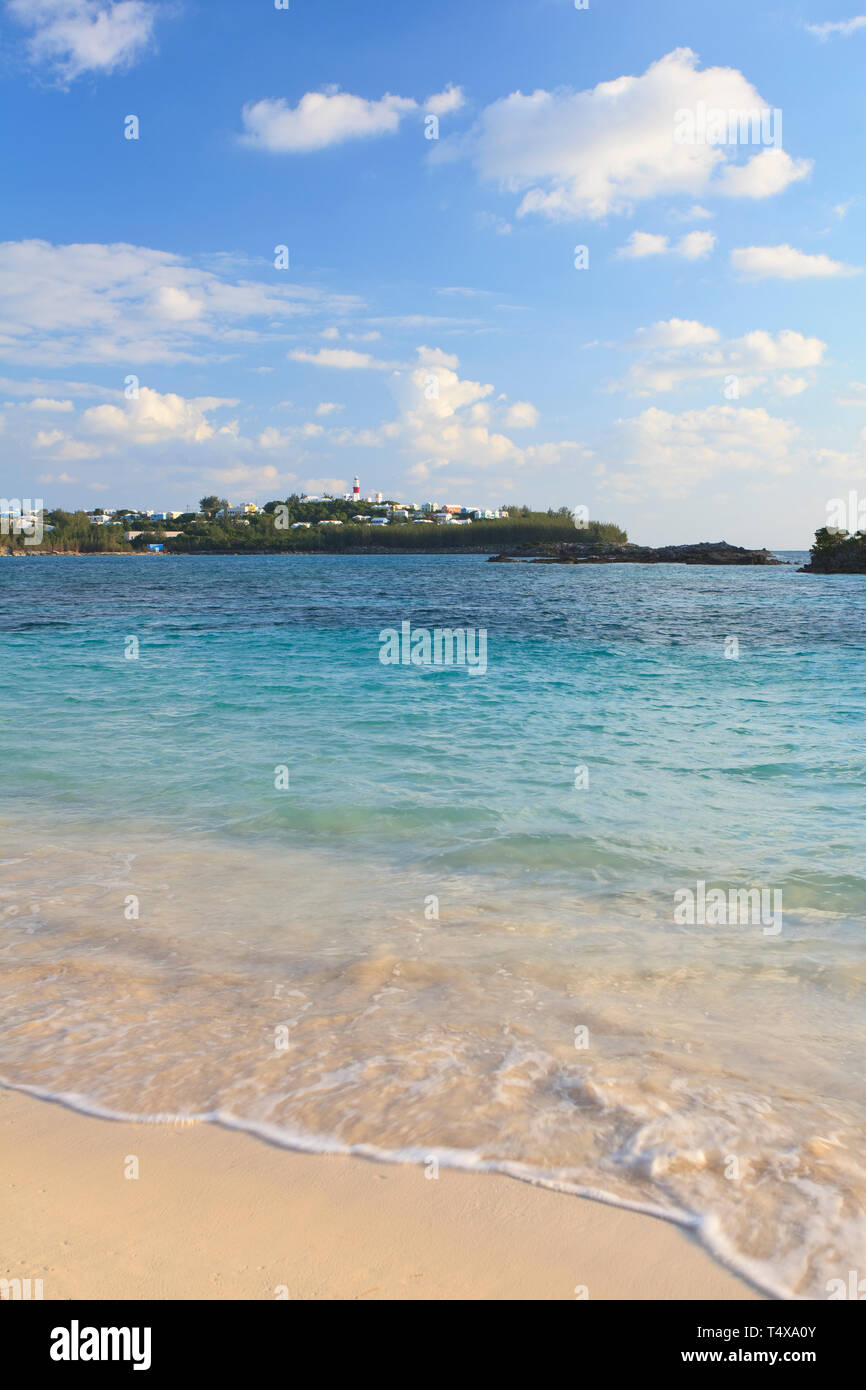 Bermuda, South Coast, Cooper's Island Nature Reserve, Clearwater Beach Stock Photo