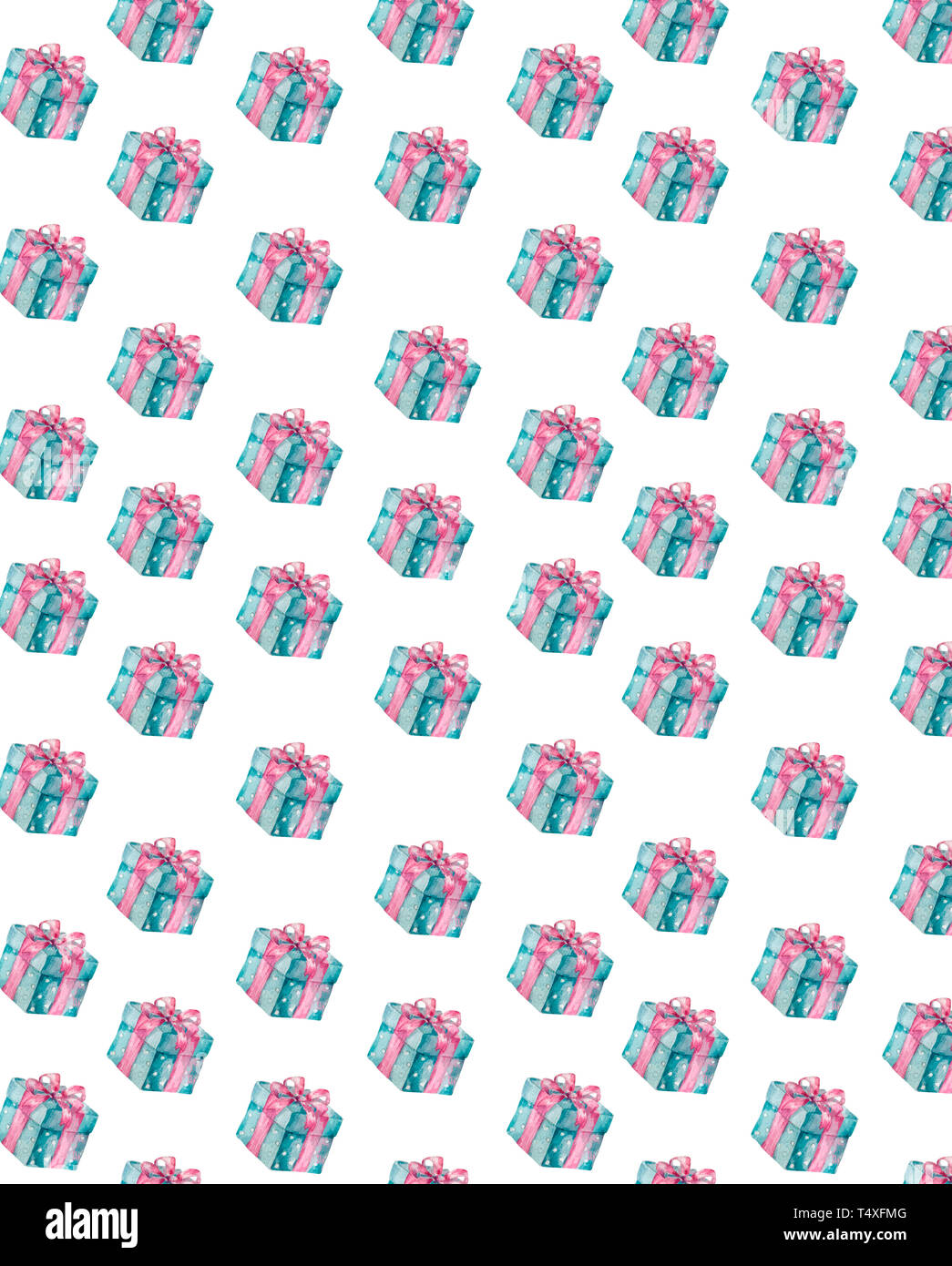 White and gold seamless gift pattern. Giveaway holidays repeated ...