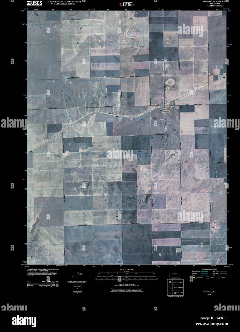 Haswell colorado map hires stock photography and images Alamy