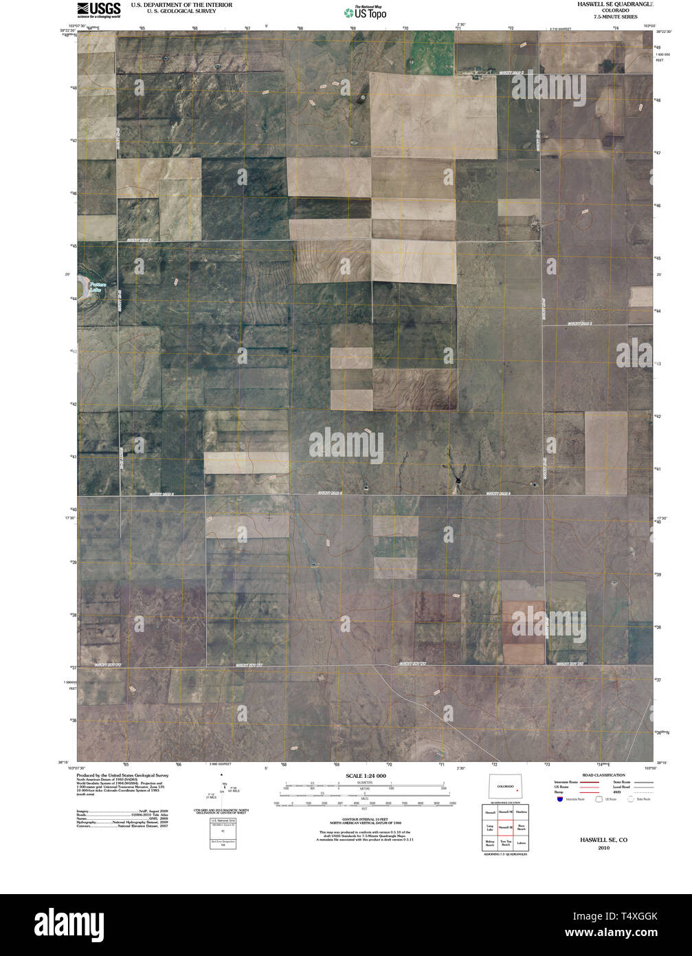 Haswell colorado map hires stock photography and images Alamy