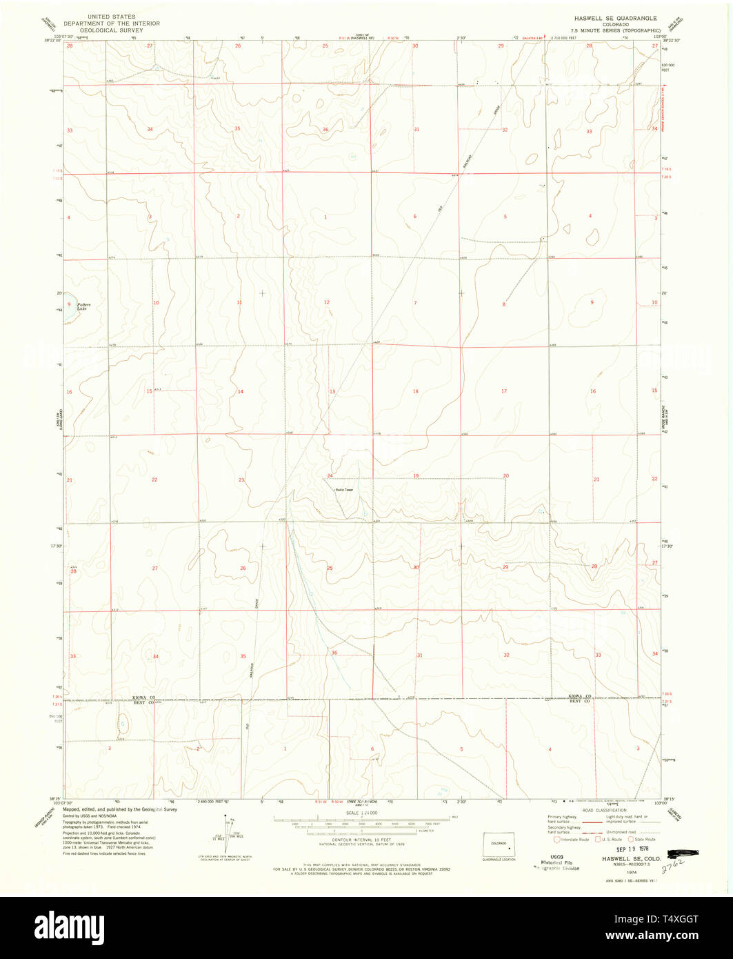 Haswell colorado map hires stock photography and images Alamy