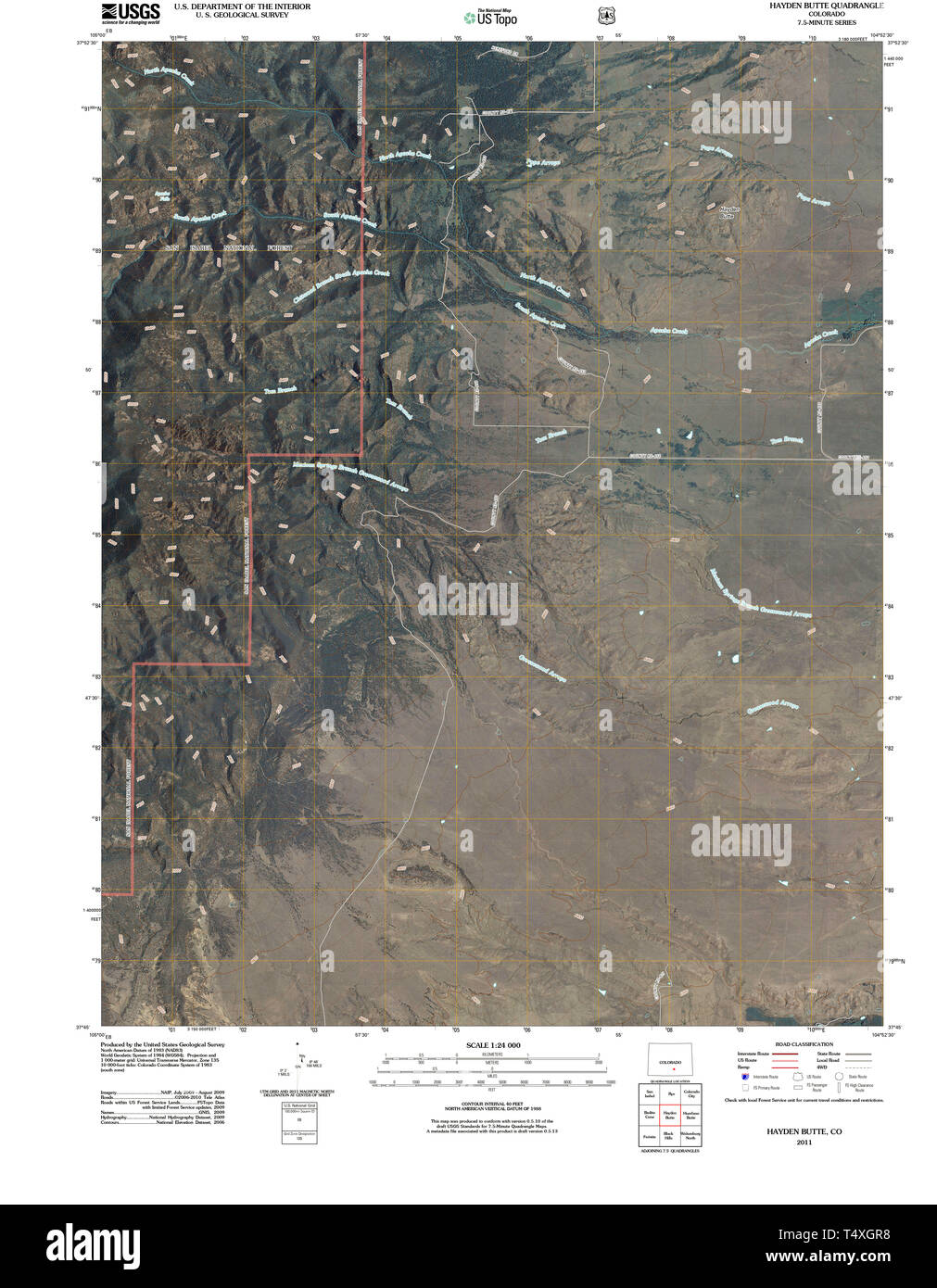 Hayden colorado map hires stock photography and images Alamy