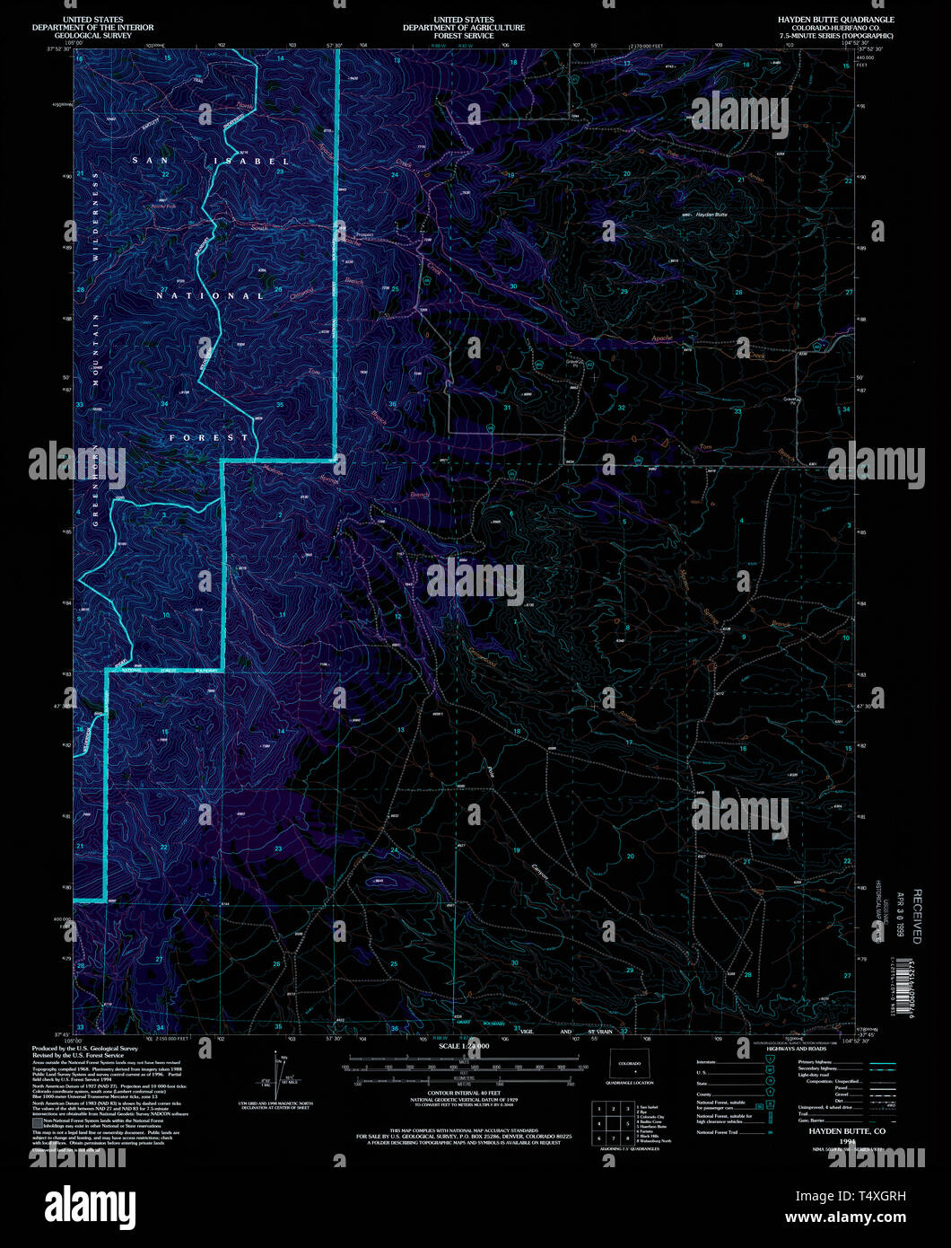 Hayden colorado map hires stock photography and images Alamy