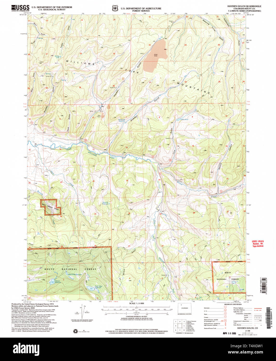 Hayden colorado map hires stock photography and images Alamy