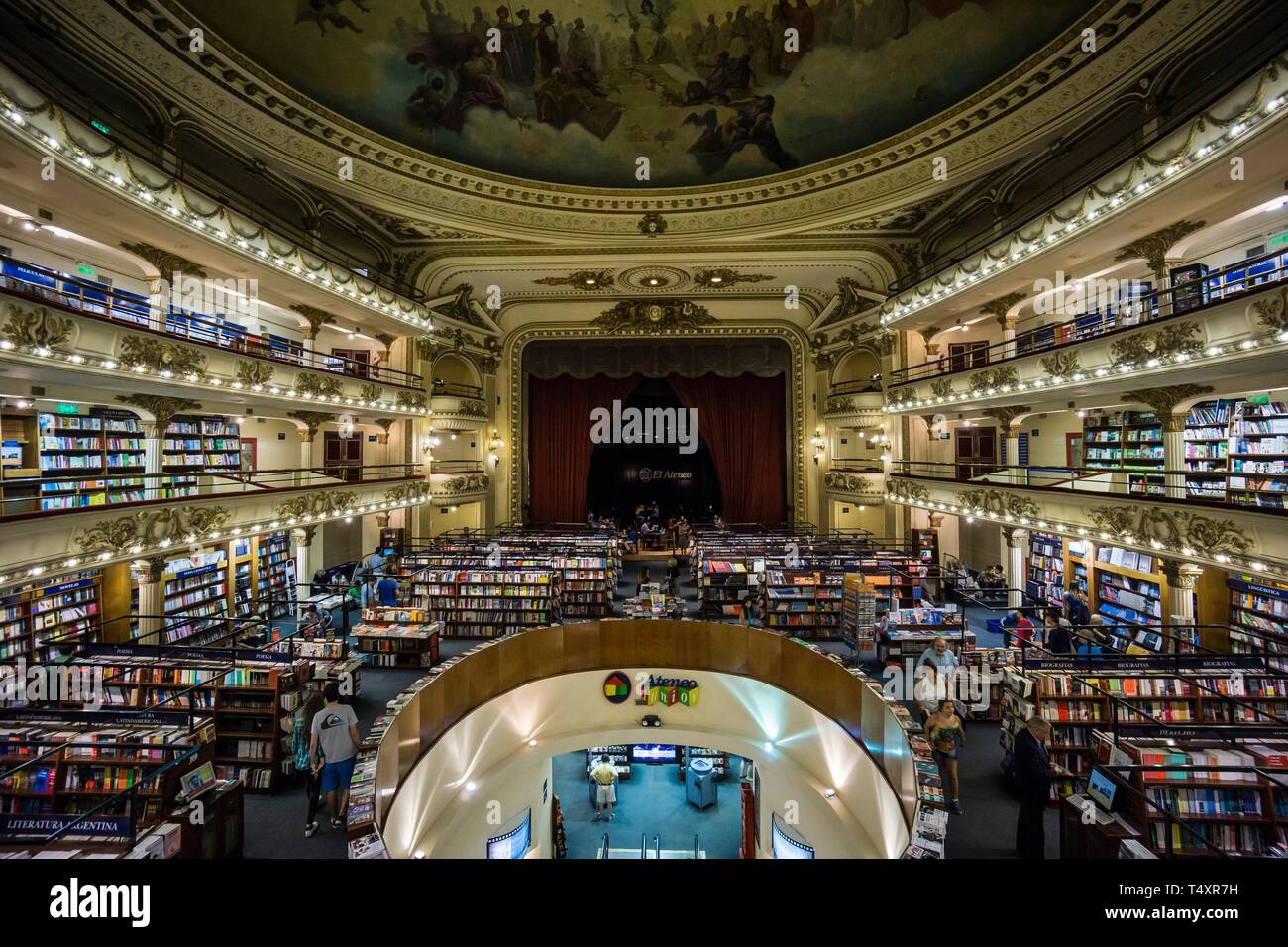 libreria El Ateneo Grand Splendid, Buenos Aires, republica Argentina, cono  sur, South America Stock Photo - Alamy