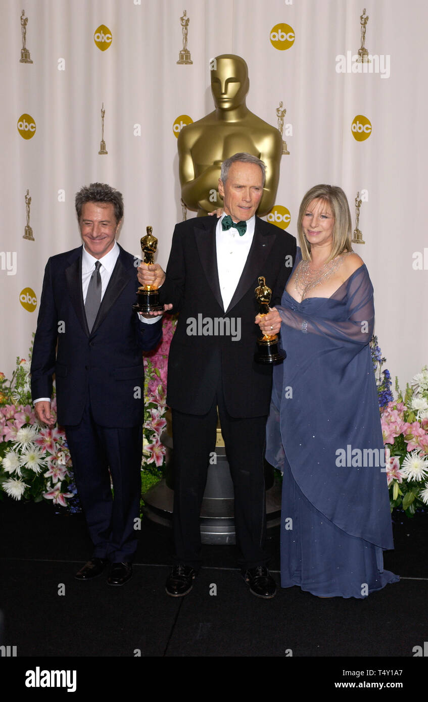 LOS ANGELES, CA. February 27, 2005 CLINT EASTWOOD & BARBRA STREISAND