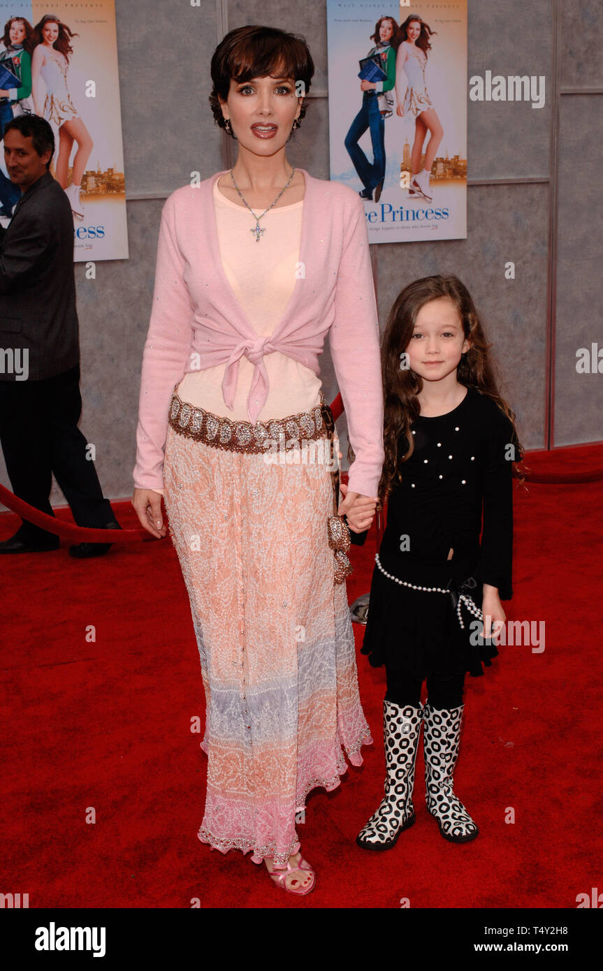 LOS ANGELES, CA. March 13, 2005 Actress JANINE TURNER & daughter at the Hollywood premiere of
