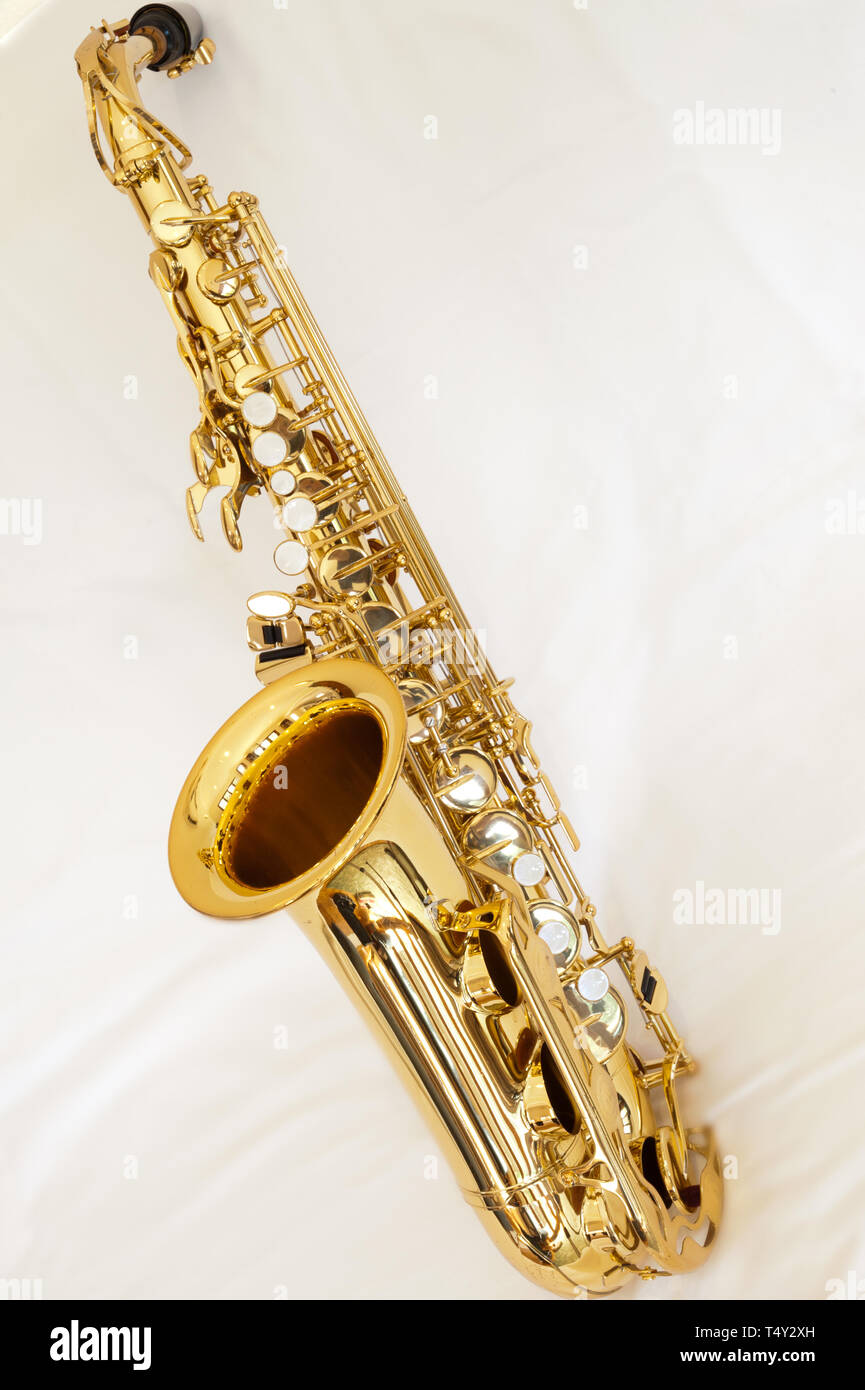 Saxophone bell keys on silver hires stock photography and images Alamy