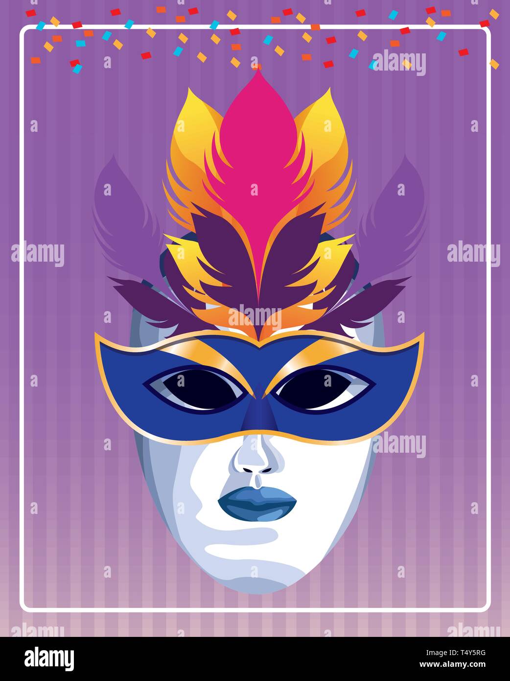 Mardi gras pop art Stock Vector Images - Alamy
