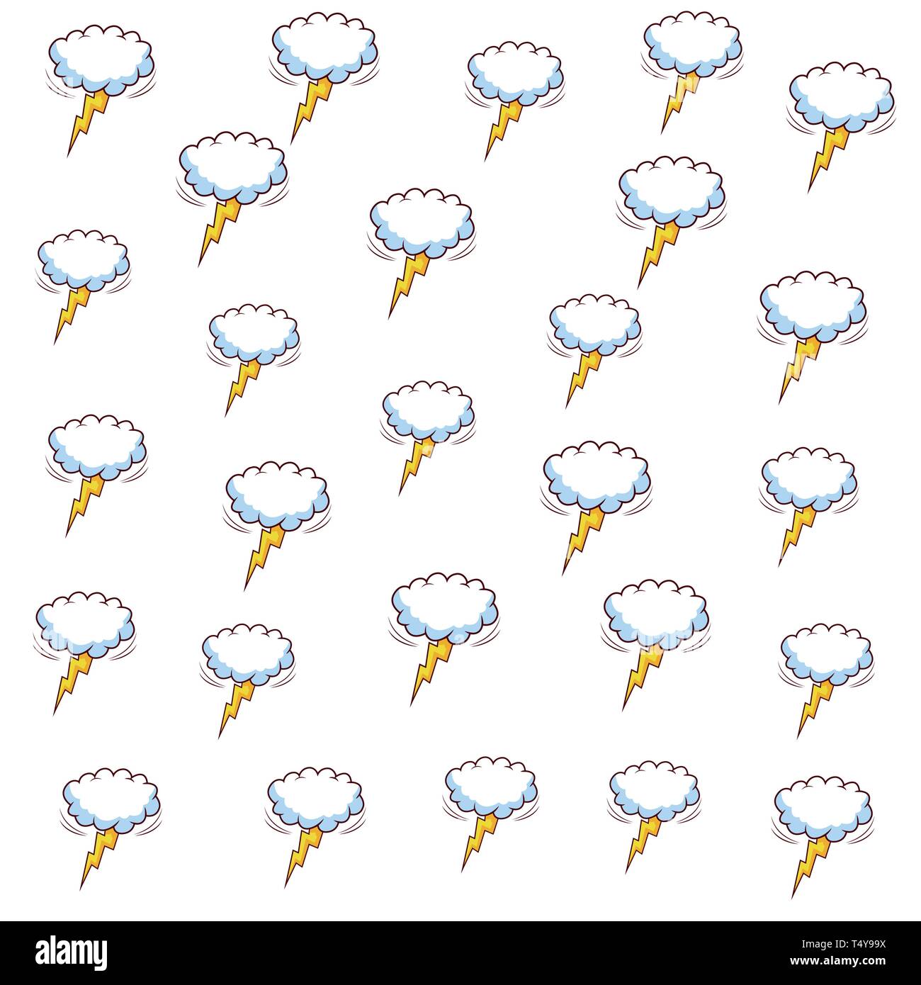 cloud and lightning background Stock Vector Image & Art - Alamy