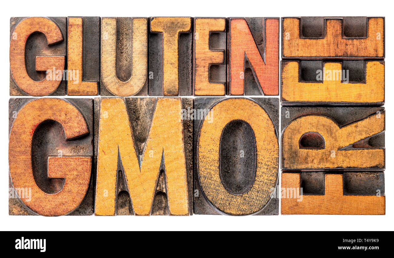 Gluten And Gmo Genetically Modified Organism Free Banner