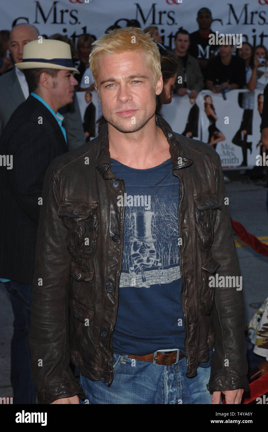 LOS ANGELES, CA. June 07, 2005: Actor BRAD PITT at the world premiere