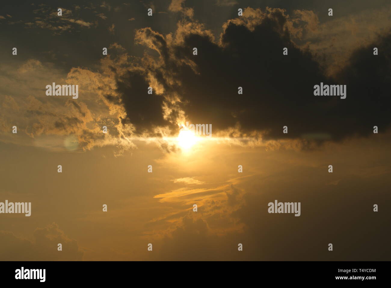Abstract nature background. Dramatic sunset clouds and sky Stock Photo ...