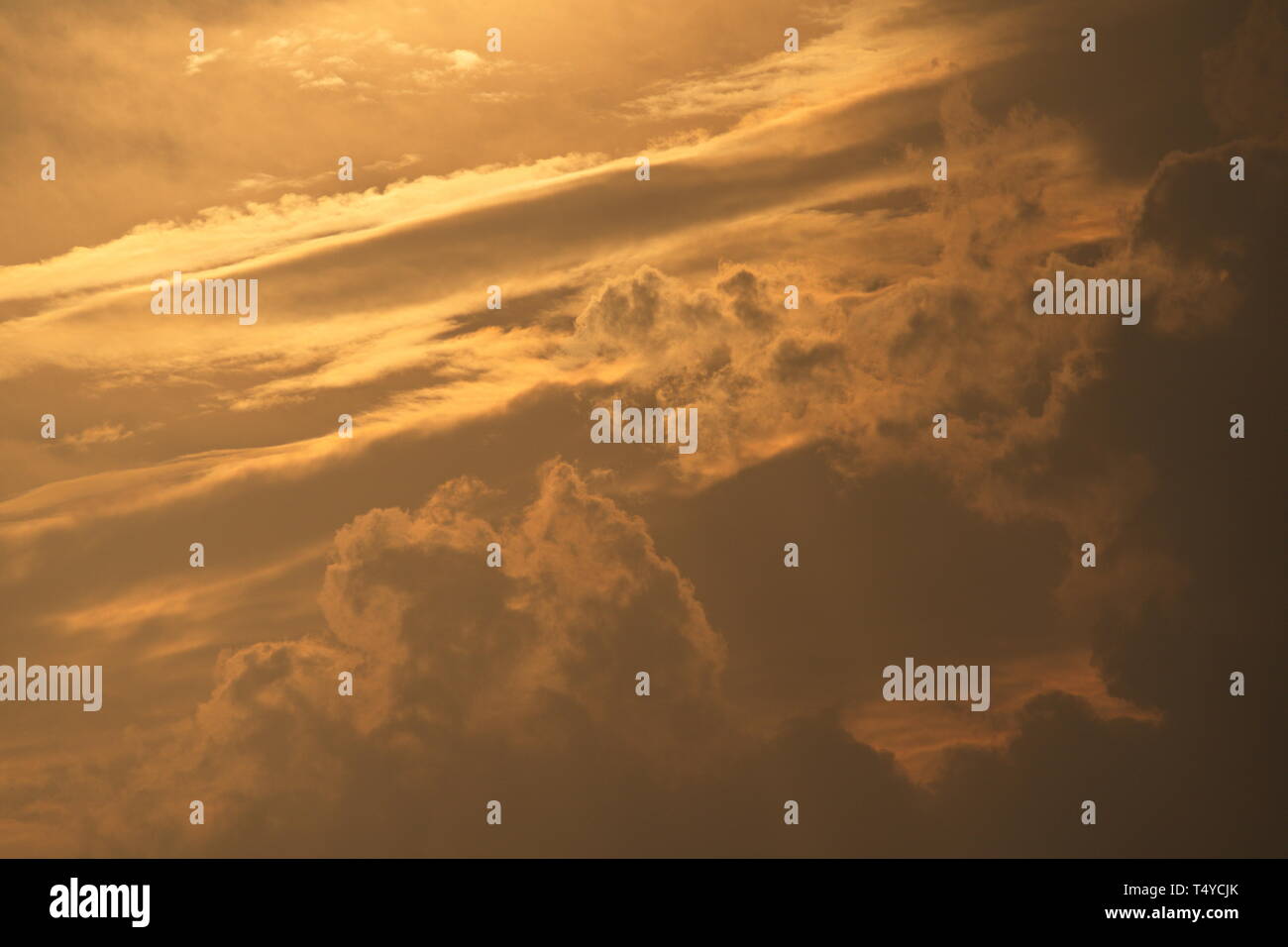 Abstract nature background. Dramatic sunset clouds and sky Stock Photo ...