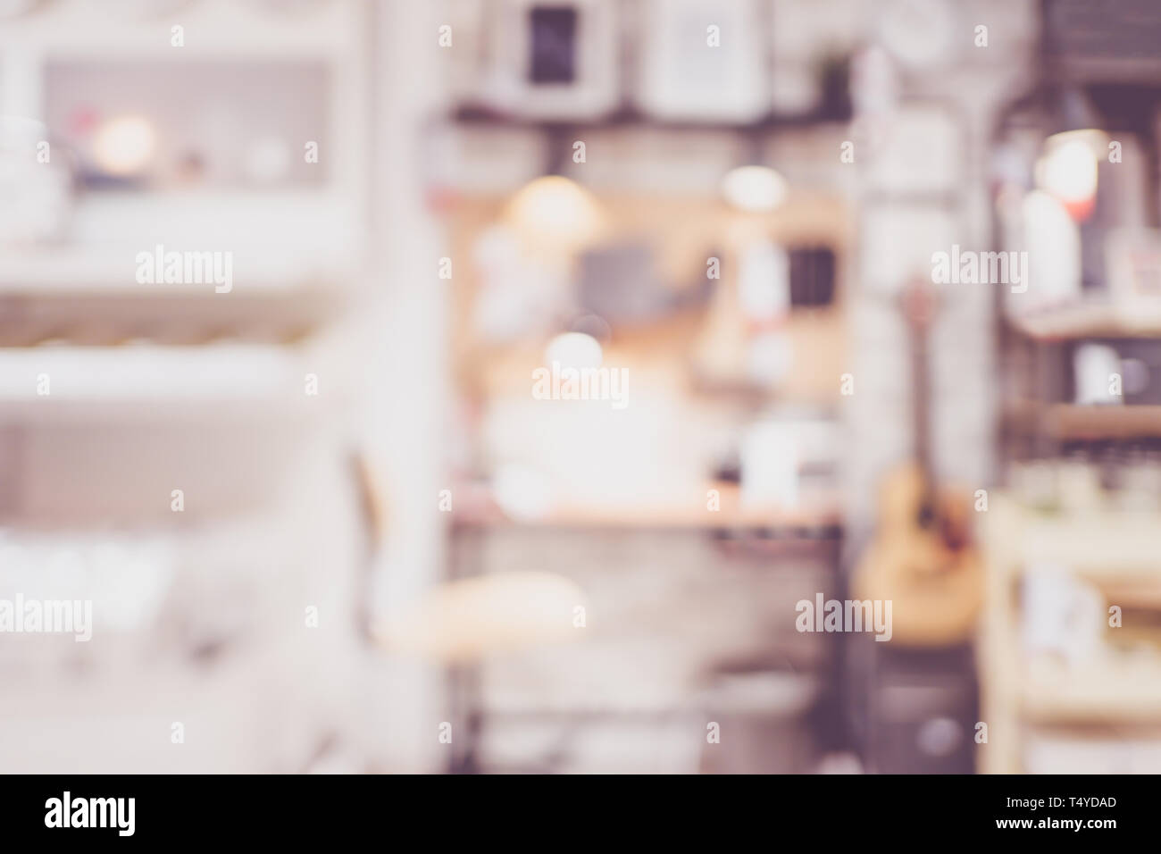 Blur desk at workplace home office background with bokeh  at home  lifestyle backdrop Stock Photo - Alamy