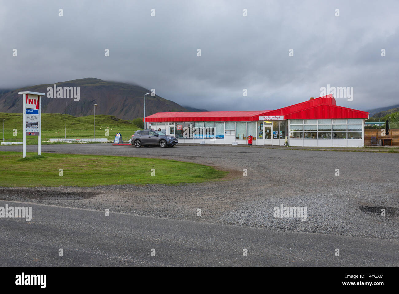 Iceland gasoline station hires stock photography and images Alamy