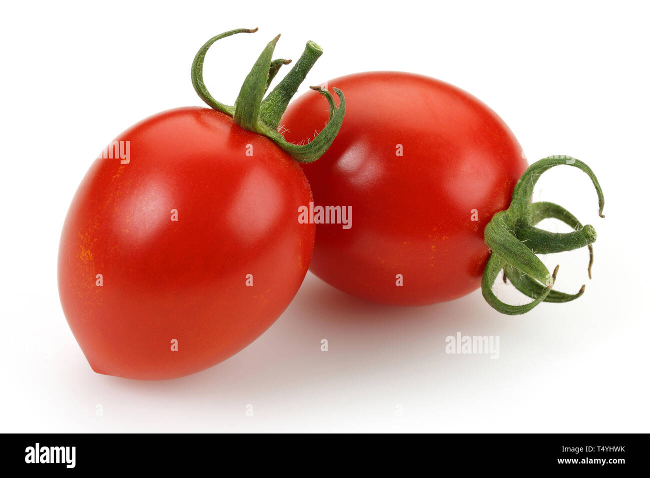 Fresh cherry tomatoes isolated on white background Stock Photo - Alamy