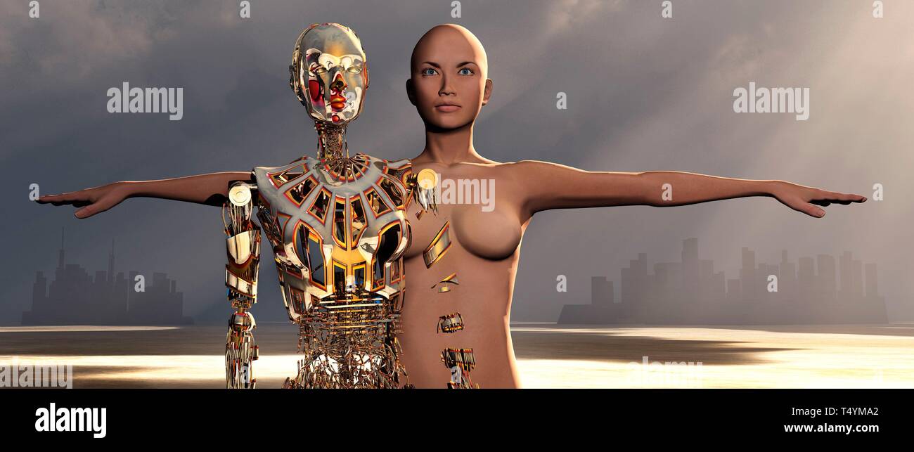 The Evolution Of Humanity Stock Photo