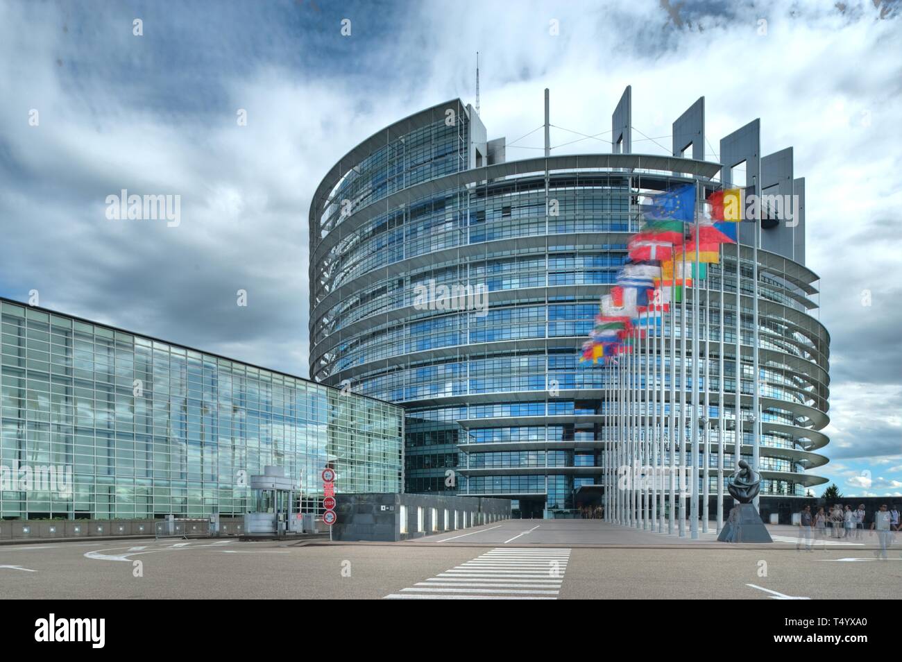 Das Europaische Parlament Inoffiziell Auch Europaparlament Oder Eu Parlament Kurz Ep Mit Offiziellem Sitz In Strassburg Ist Das Parlament Der Europa Stock Photo Alamy