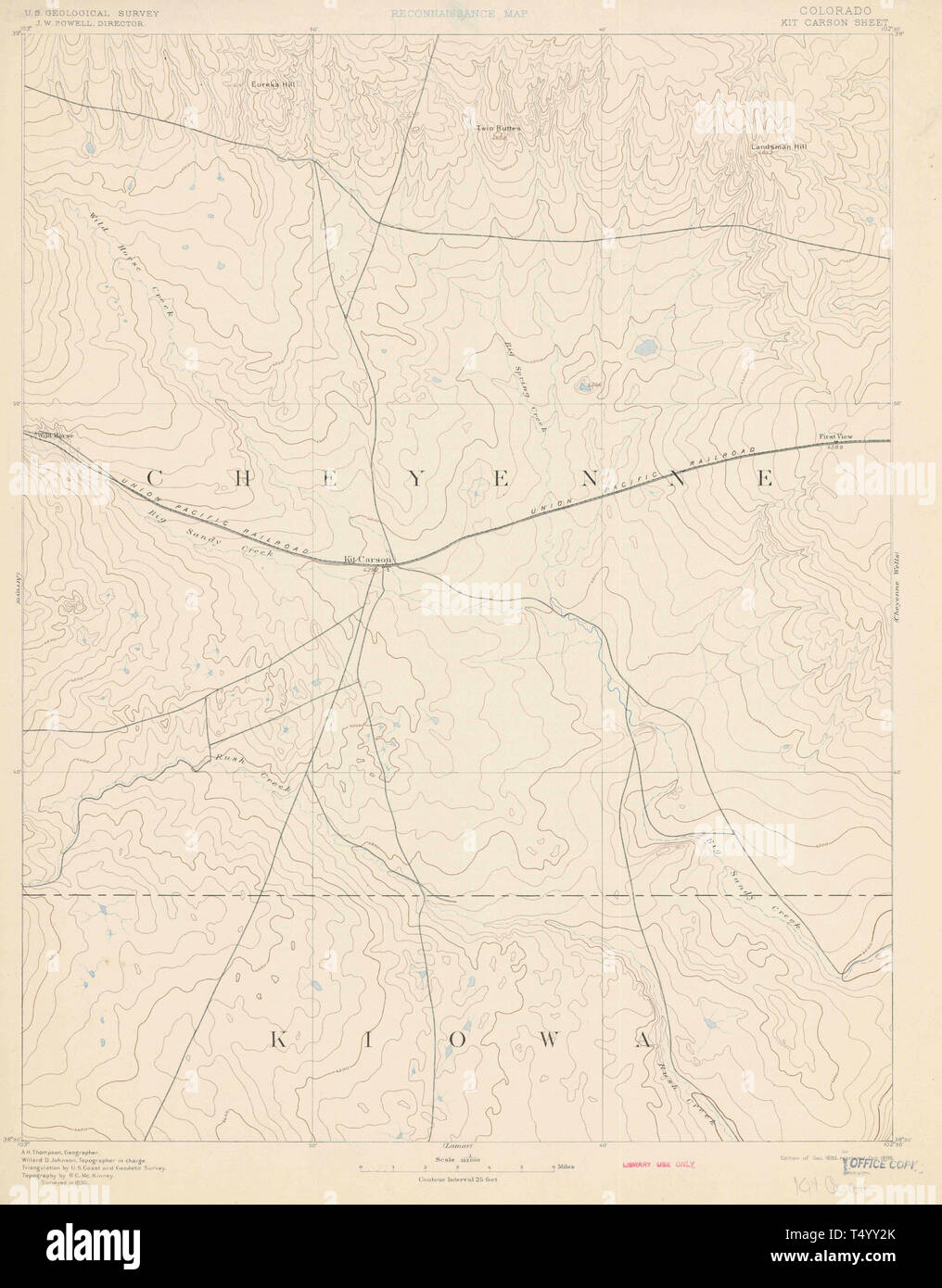 Kit carson map hi-res stock photography and images - Alamy