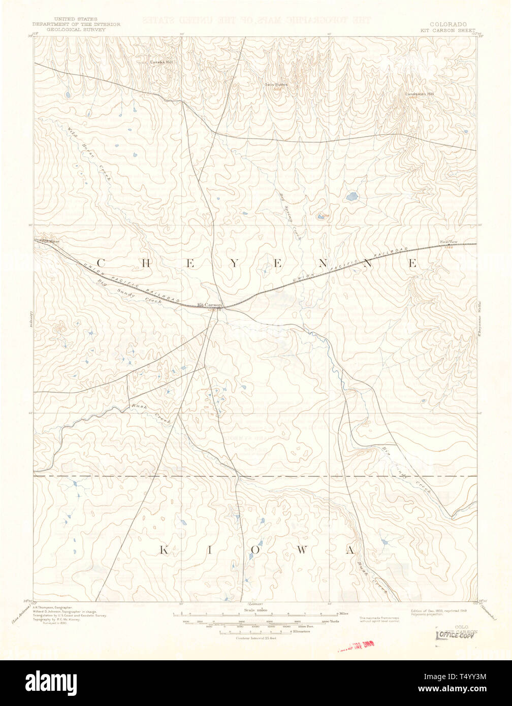 Kit carson map hires stock photography and images Alamy