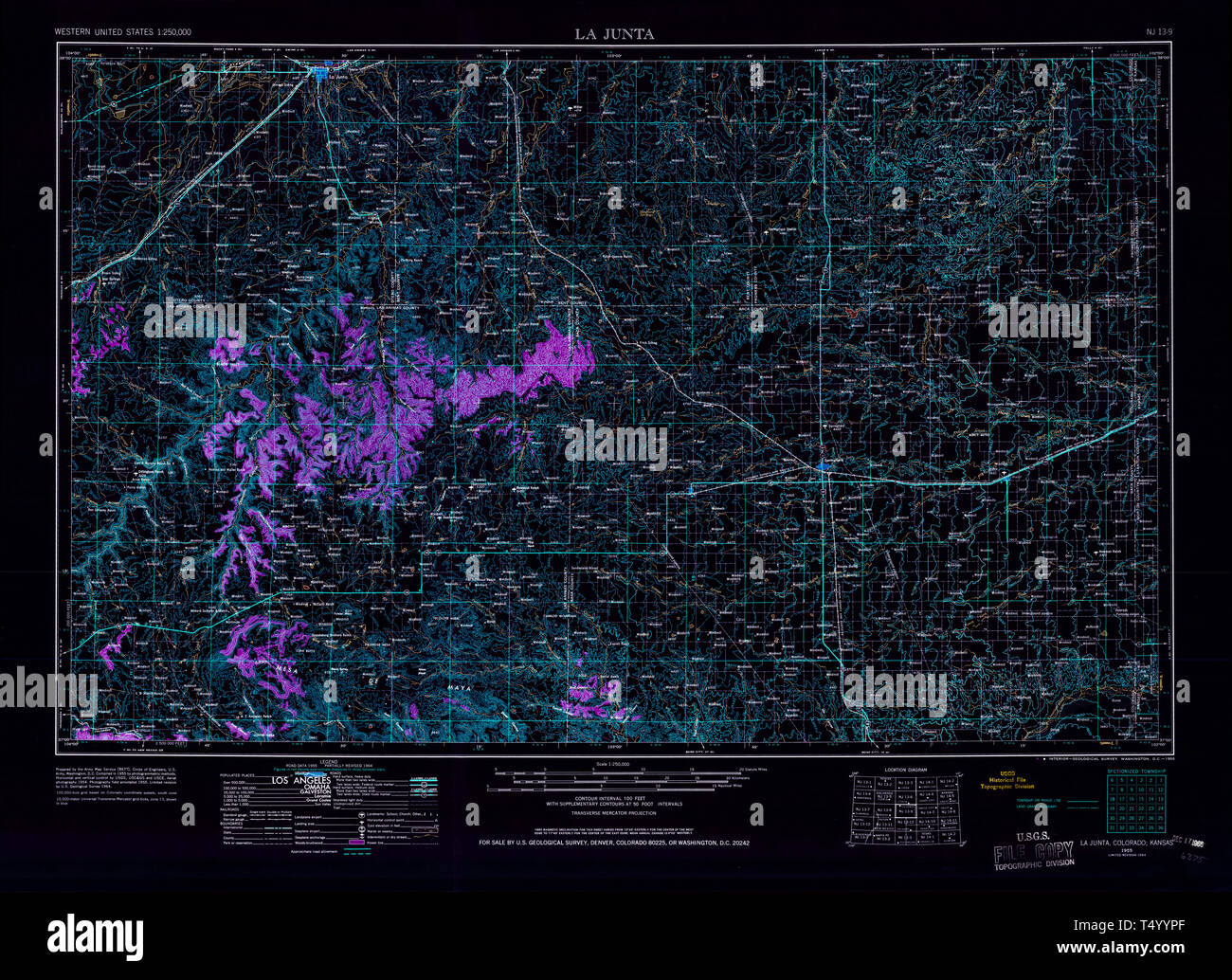 La junta colorado map hires stock photography and images Alamy