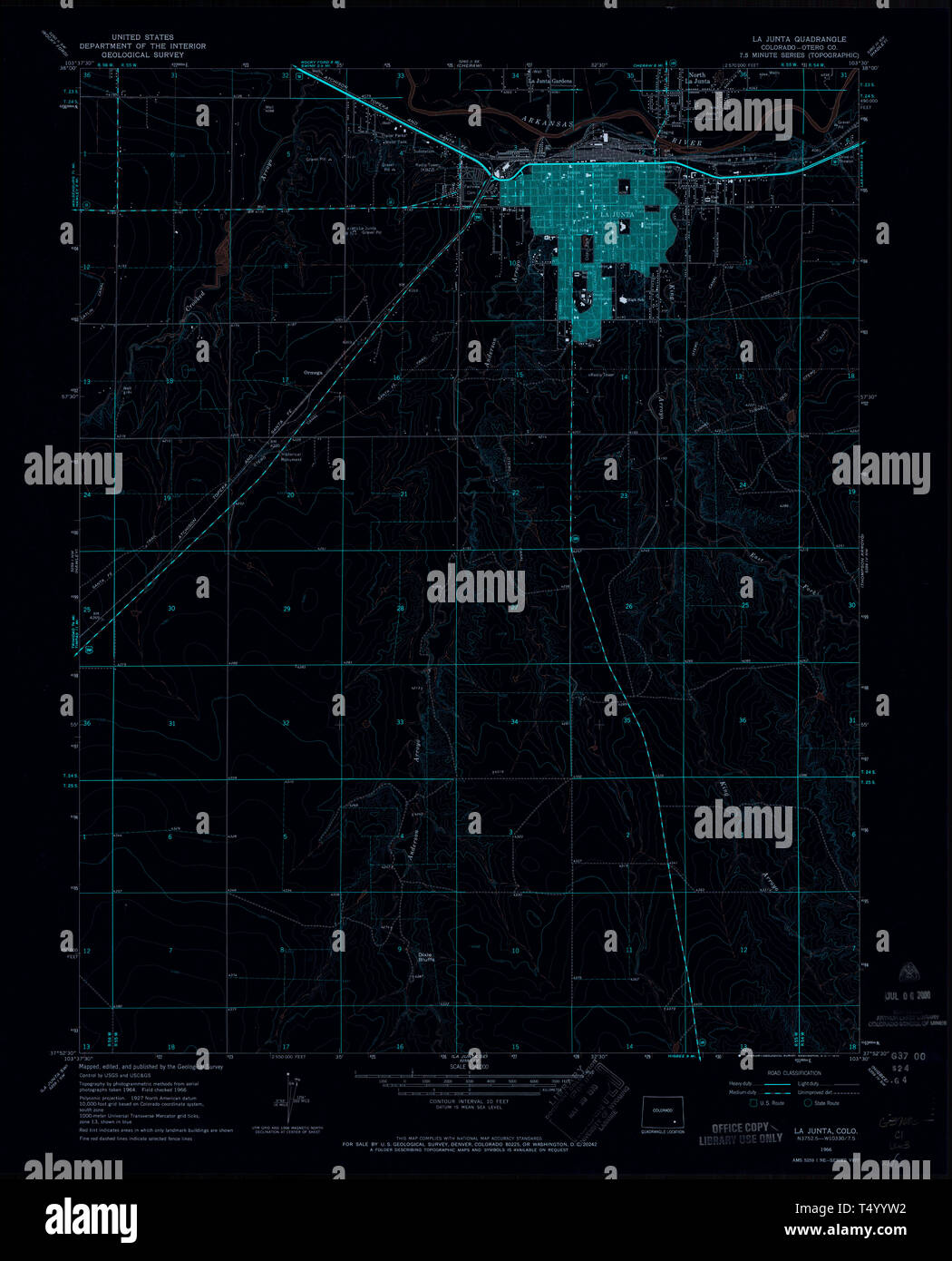 La junta colorado map hires stock photography and images Alamy