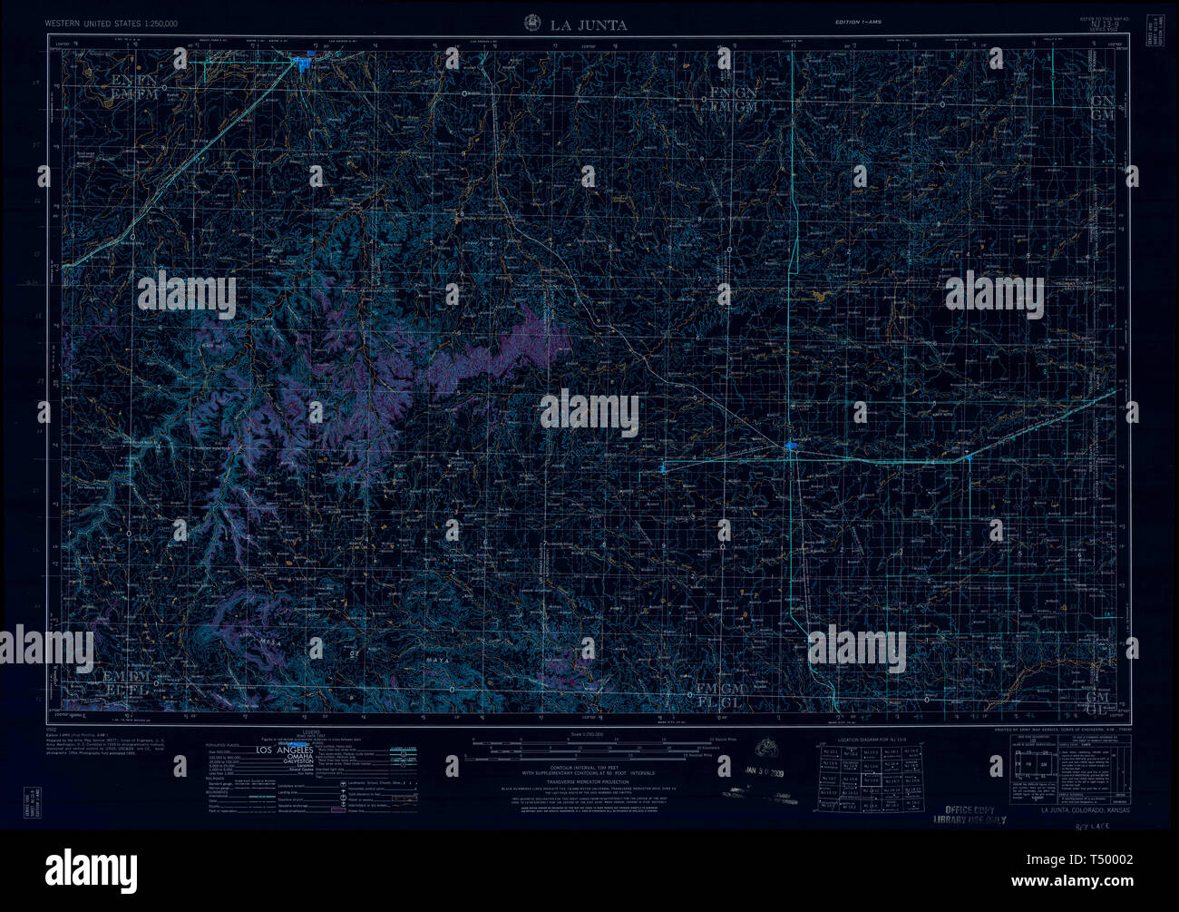 La junta colorado map hires stock photography and images Alamy