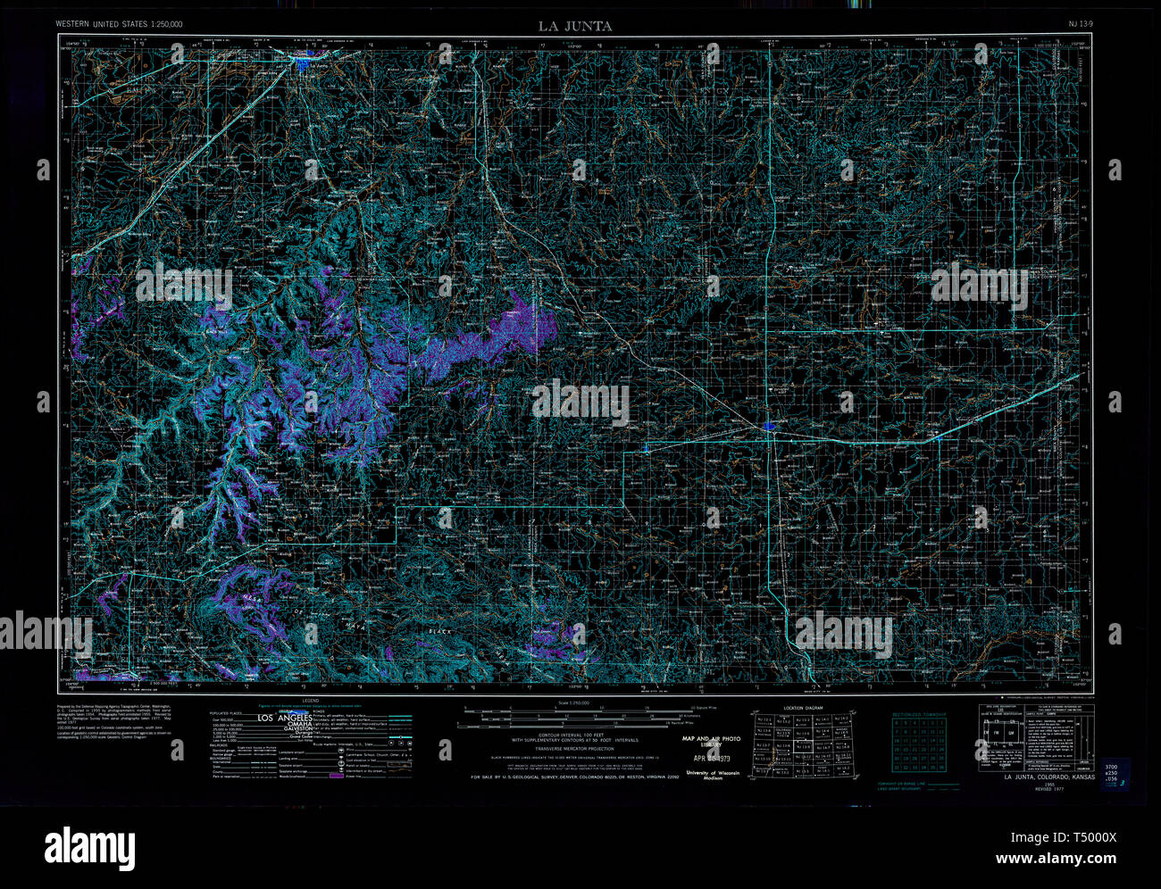 La junta colorado map hires stock photography and images Alamy
