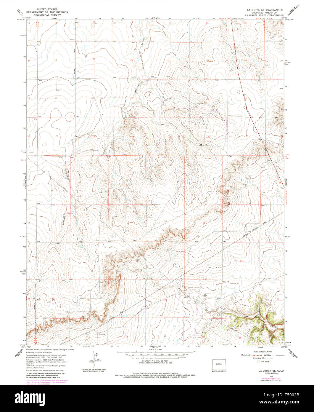 La junta colorado map hires stock photography and images Alamy