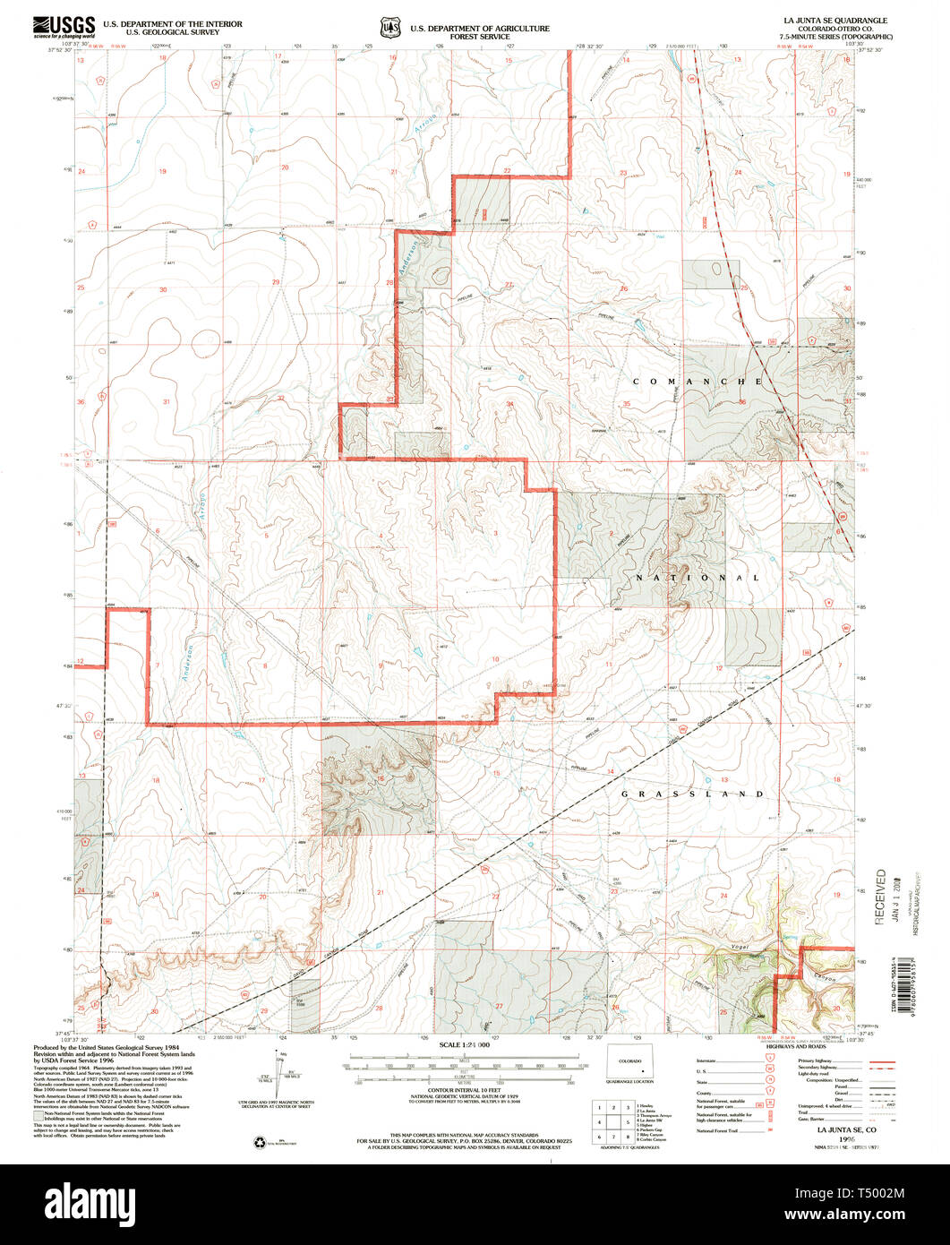 La junta colorado map hires stock photography and images Alamy