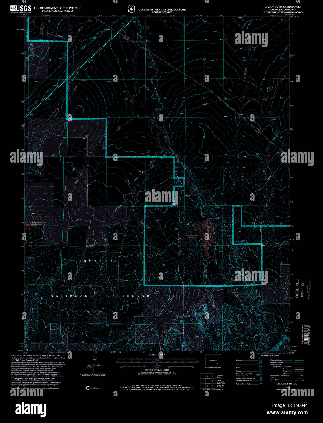 La junta colorado map hires stock photography and images Alamy