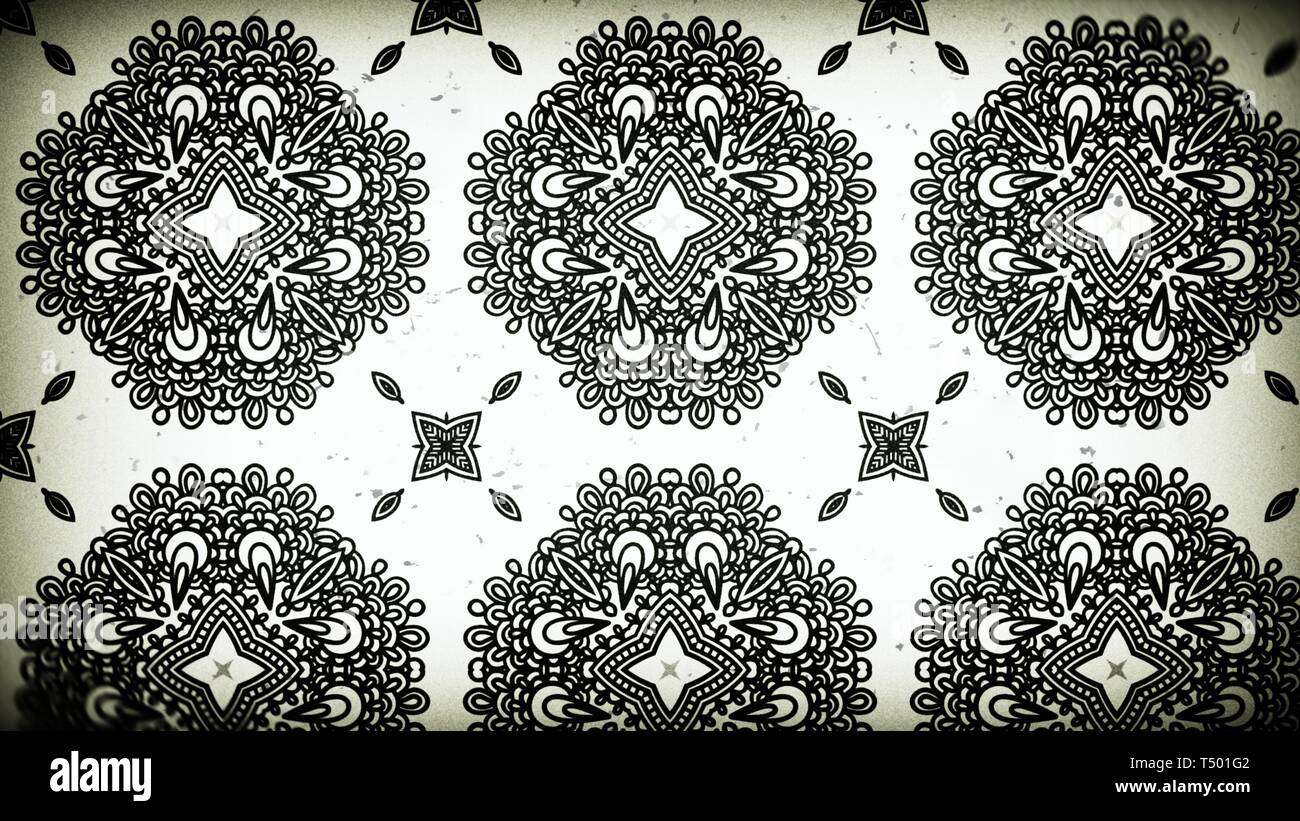 Black and White Vintage Ornamental Pattern Background Stock Photo - Alamy