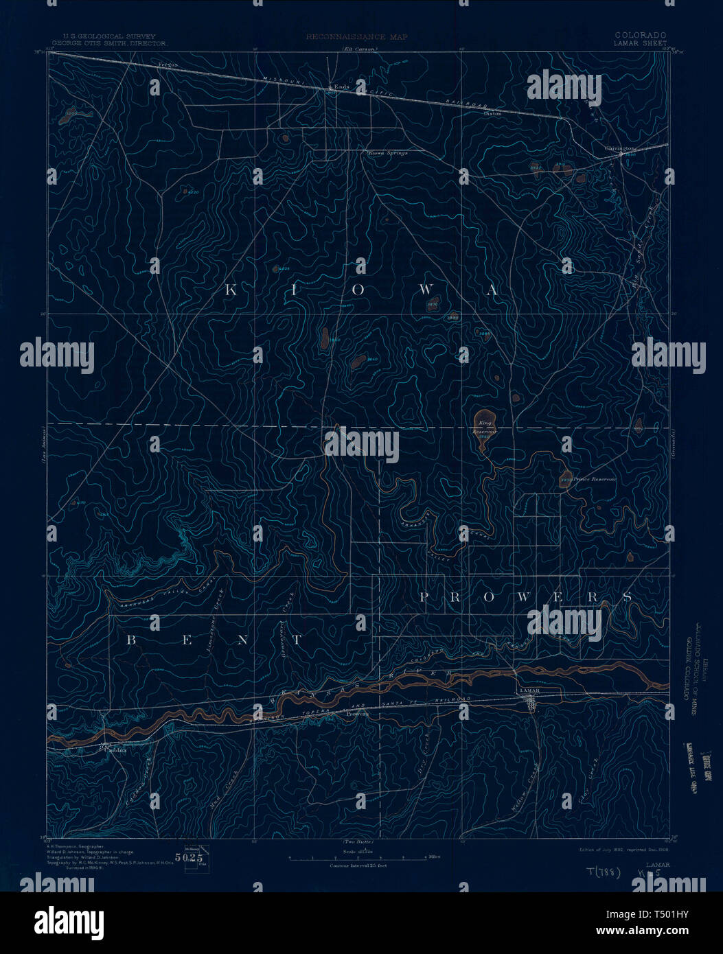 Lamar colorado map hires stock photography and images Alamy